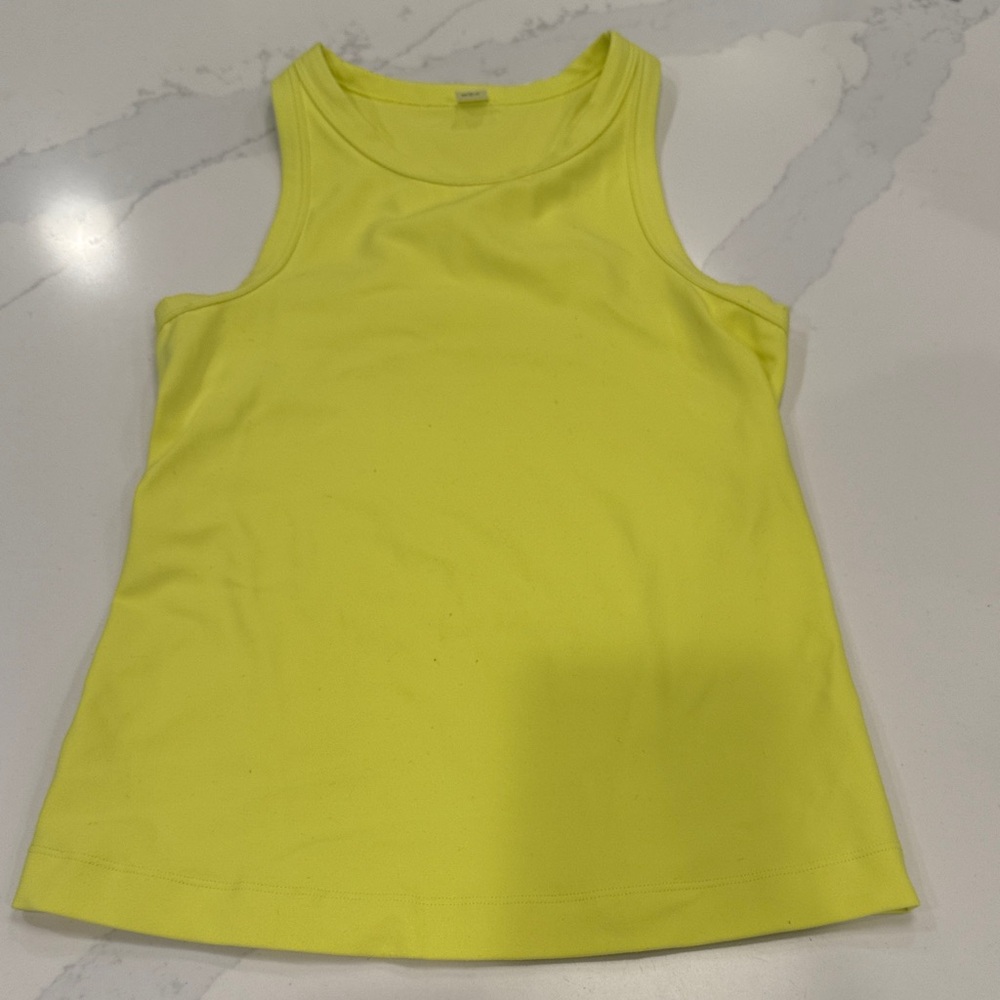 Lululemon Bright Yellow Sleeveless Tank